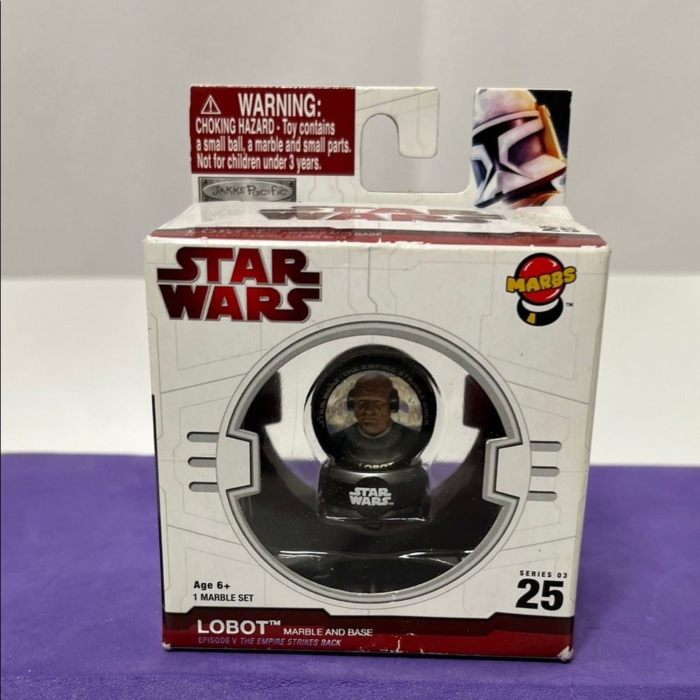 NWT❗️Star Wars Lobot Marble Base Set Series 3 - # 25 Empire Strikes Back